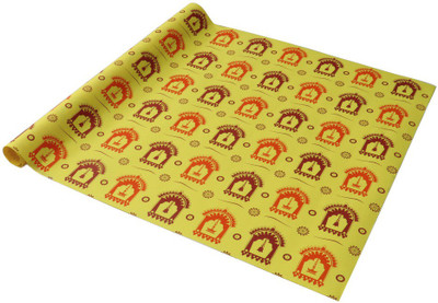 

The Drawing Board 6OFF006CPLemon Jharoka Paper Gift Wrapper(Maroon, Orange, Yellow)