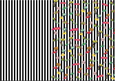 

Sixteen Shades Birthday Zebra Crossing Paper Gift Wrapper(Multicolor)