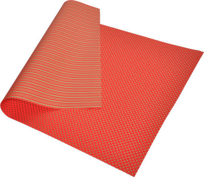

Star Red and Golden Polka Dots & Horizontal Stripes Reversible Italian Paper Gift Wrapper(Multicolor)
