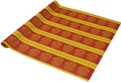 

The Drawing Board 6OFF004CPmango Peacock Paper Gift Wrapper(Yellow, Red)