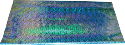 

Pin to Pen Gift Wrapping Holographic Sheet 19 Inch Stars Plastic Gift Wrapper(Multicolor)