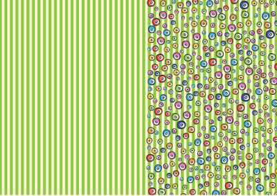

Sixteen Shades Birthday Eye Bubble Paper Gift Wrapper(Light Sea Green)