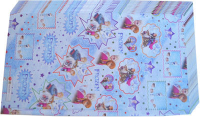 

Priyals Pack of 10 Wrapping Sheets Frozen Theme Paper Gift Wrapper(Sky Blue, Multicolor)