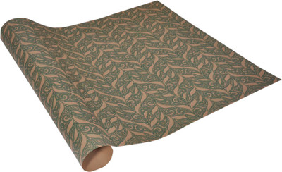 

Star Green Jacquard Pattern Italian Recycled Paper Gift Wrapper(Green)