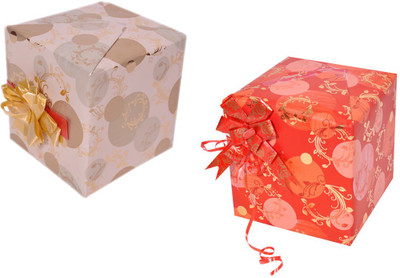 

Star Shades of Multicolor Metallic Leaves Combo Italian Paper Gift Wrapper(Multicolor)