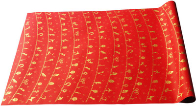 

The Drawing Board OFF010CPDeepRed Charms Paper Gift Wrapper(Gold, Red)