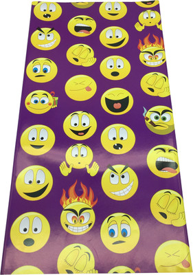 

Funcart Purple smiley wrapping paper (10pcs/pack) smiley paper Gift Wrapper(Mutlicolor)