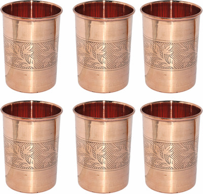 44% OFF on Prisha India Craft (Pack of 6) glass018-6 Glass Set(240 ml, Copper) 44% OFF on Prisha India Craft (Pack of 6) glass018-6 Glass Set(240 ml, Copper)