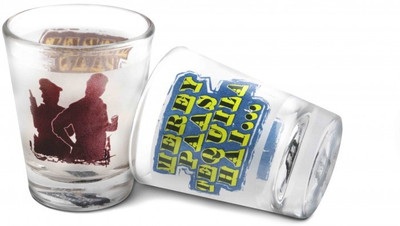 Happily Unmarried BAGLSGSSGL565NASM Glass(Glass, 30 ml, Multicolor, Pack of 2)