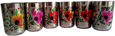 

Tarun Traders 11070 Glass Set(Steel, 150 ml, Steel, Pack of 6)