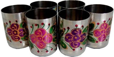 

Tarun Traders 11080 Glass Set(Steel, 150 ml, Steel, Pack of 6)