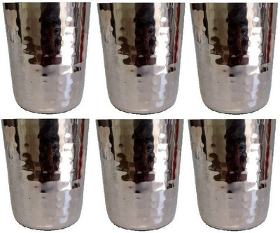 

Tarun Traders 11047 Glass Set(Steel, 125 ml, Steel, Pack of 6)