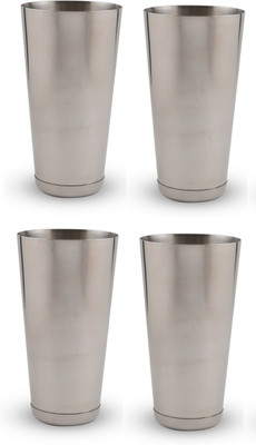 Dynore (Pack of 4) DS_219 Glass Set(750 ml, Steel)