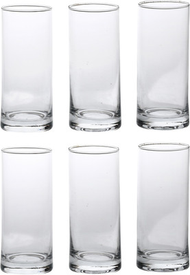 Somil Somil Special Airindia Multipurpose Clear Glass Set Of 6 Glass Set(Glass, 300 ml, Clear, Pack of 6) at flipkart