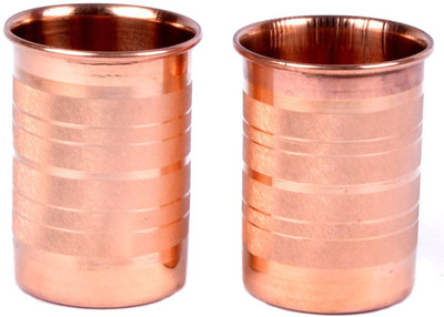 47% OFF on Rastogi Handicrafts (Pack of 2) CGL2 Glass Set(250 ml, Copper) 47% OFF on Rastogi Handicrafts (Pack of 2) CGL2 Glass Set(250 ml, Copper)