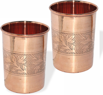 54% OFF on Prisha India Craft (Pack of 2) glass018-2 Glass Set(240 ml, Copper) 54% OFF on Prisha India Craft (Pack of 2) glass018-2 Glass Set(240 ml, Copper)
