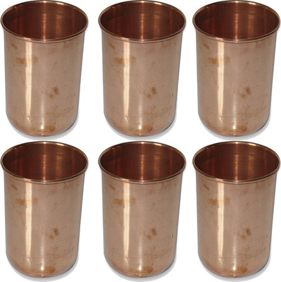 58% OFF on Prisha India Craft (Pack of 6) glass012-6 Glass Set(320 ml, Copper) 58% OFF on Prisha India Craft (Pack of 6) glass012-6 Glass Set(320 ml, Copper)