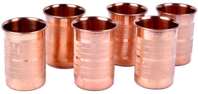 47% OFF on Rastogi Handicrafts (Pack of 6) CGL6 Glass Set(250 ml, Copper) 47% OFF on Rastogi Handicrafts (Pack of 6) CGL6 Glass Set(250 ml, Copper)