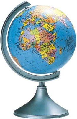 Globus 606 DLX Desk & Table Top Political World Globe(Blue)