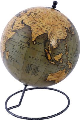 

Globeskart Designer Olive Desk And Table Top Political World Globe(8 inches Olive Green)