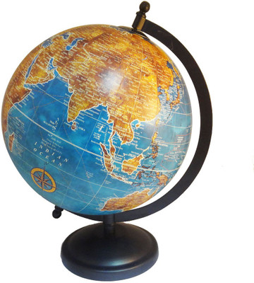 

Imli Street Polotical World Globe Desk & Table Top Political World Globe(Large Blue)