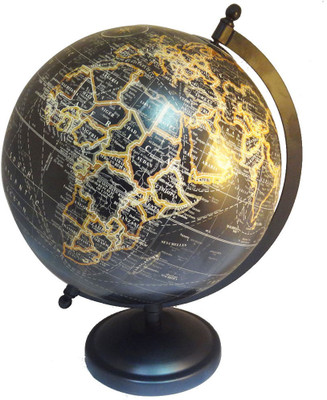 

Imli Street Polotical World Globe Desk & Table Top Political World Globe(Large Black)