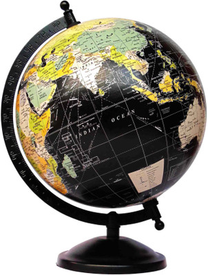 

Snapup4u Black with yellow Desk & Table Top Political World Globe(Medium Yellow)