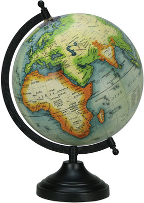 

Globeskart Designer Green Multi Desk & Table Top Political World Globe(Medium Green)