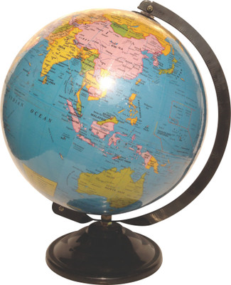 

Globeskart Star Educational Laminated Desk and Table Top Political World Globe(8 Inches Globe Blue)