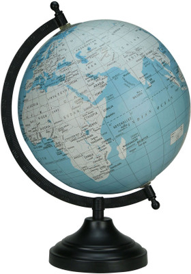 

Globeskart Designer Sky Blue Desk & Table Top Political World Globe(Medium Sky Blue)