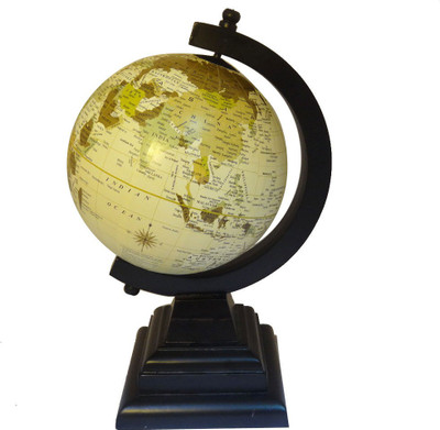 

Imli Street Polotical World Globe Desk & Table Top Political World Globe(Medium Yellow)