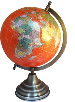 

Imli Street Polotical World Globe Desk & Table Top Political World Globe(Large Red)
