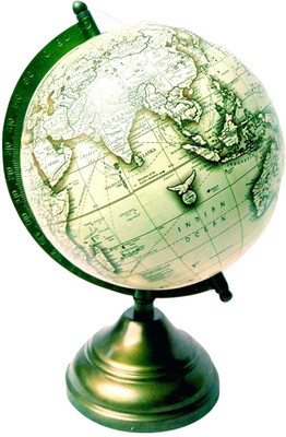 

MH Antique Shading Desk & Table Top Poltical World Globe(Large Cream)