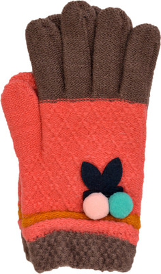

Vinenzia Embellished Winter Women's Gloves, Bronze