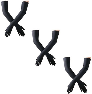 

AccuStyle Self Design Protective Women's Gloves, Black