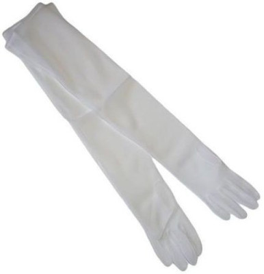 

Spotboy Solid Protective Men Gloves, White