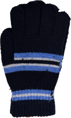 

Vinenzia Self Design Winter Men's Gloves, Navy