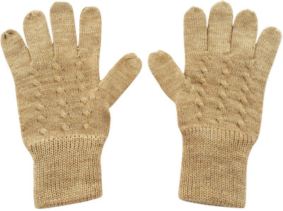 

Graceway Self Design Winter Women's Gloves, Beige
