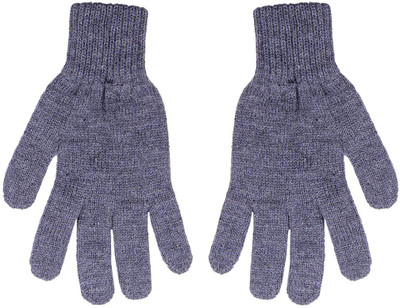 

Gajraj Light Grey Solid Winter Men's Gloves