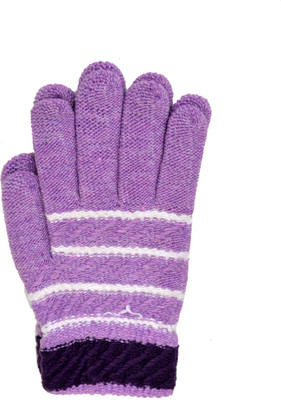 

Vinenzia Self Design Winter Women's Gloves, Purple