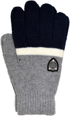 

Vinenzia Self Design Winter Men's Gloves, Grey