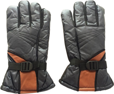 

Graceway Geometric Print Winter Men Gloves, Blue
