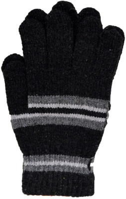

Vinenzia Geometric Print Winter Men's Gloves, Anthra