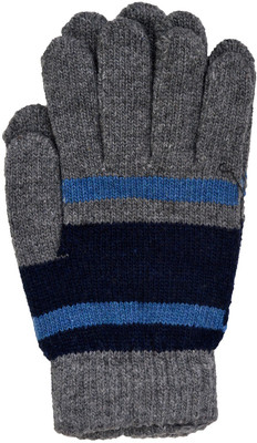 

Vinenzia Geometric Print Winter Men's Gloves, Grey