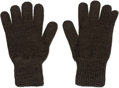 

Graceway Acrowool Solid Winter Men Gloves, Brown
