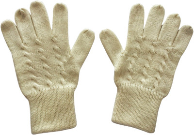 

Graceway Self Design Winter Women's Gloves, Off white