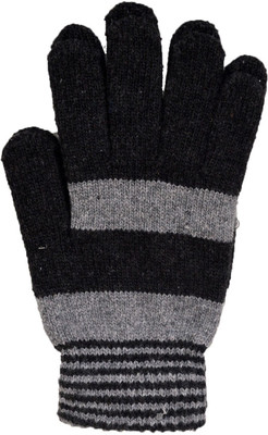 

Vinenzia Self Design Winter Men's Gloves, Anthra