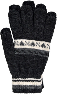 

Vinenzia Self Design Winter Men's Gloves, Anthra