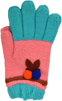 

Vinenzia Self Design Winter Women's Gloves, Teal