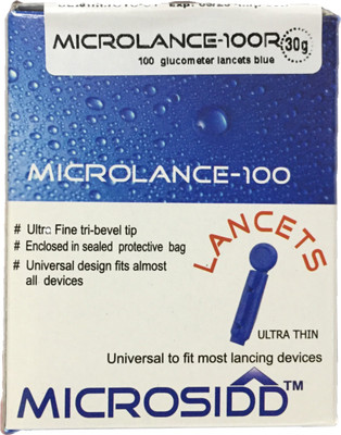 

Microsidd MICROLANCE-100 Glucometer Lancets(100)